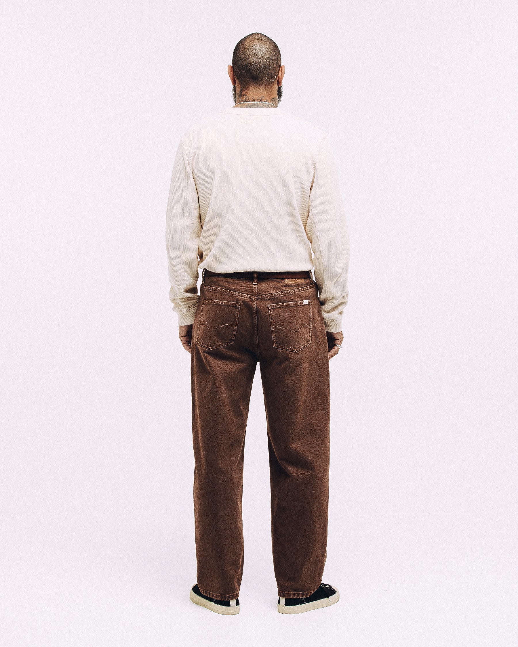 Barstow Denim Jean - Washed Brown
