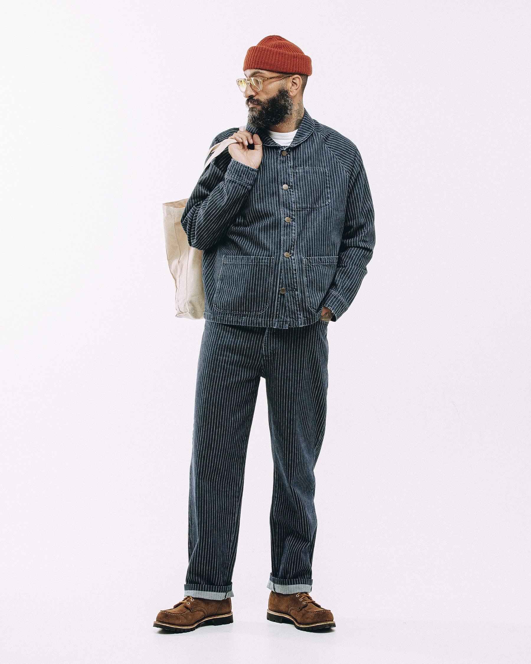 Barstow Denim Jean - Hickory Stripe