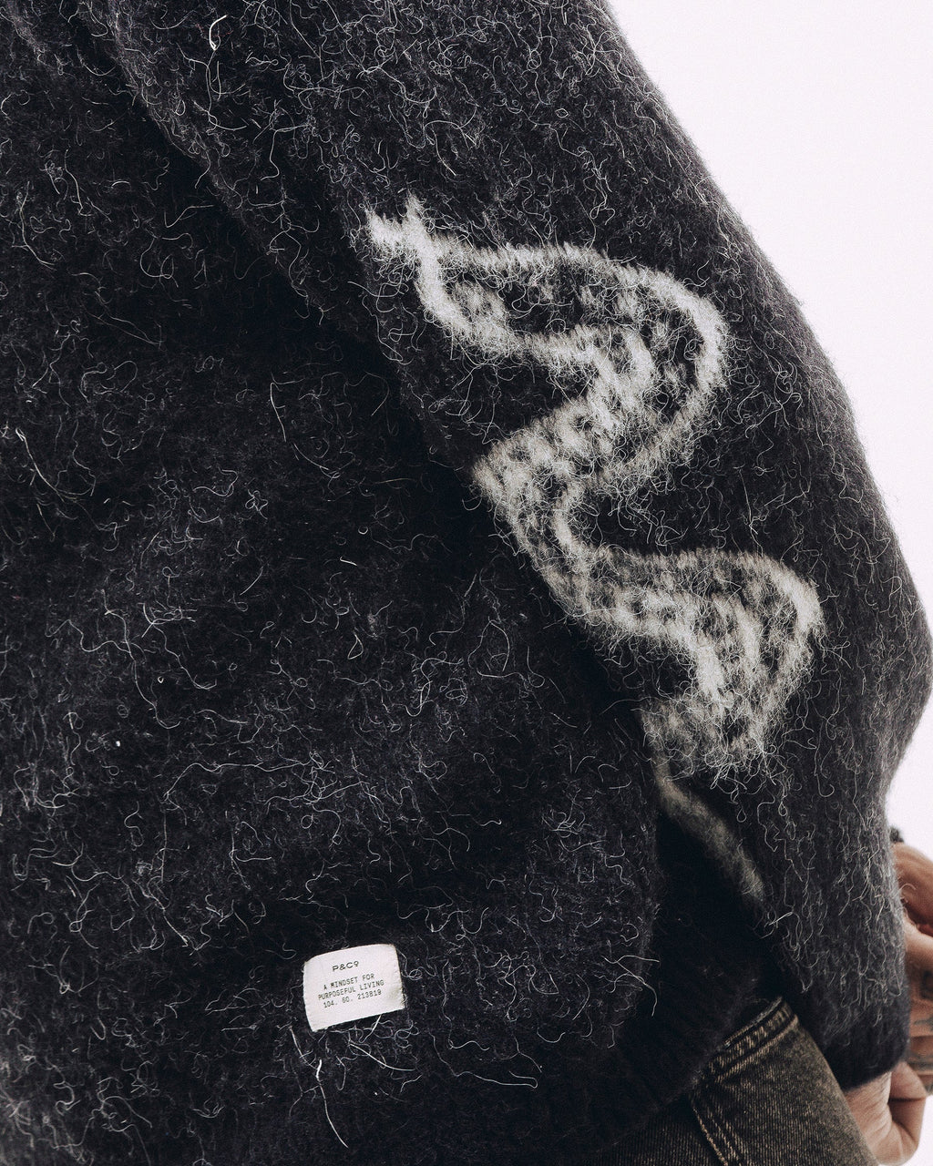 Toro Knitted Jumper - Washed Black