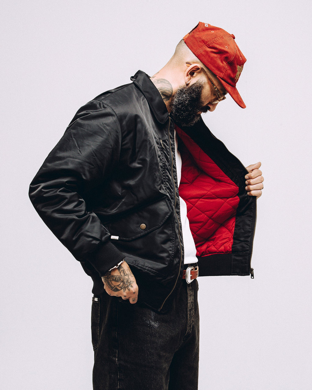 Bronco Bomber Jacket - Black
