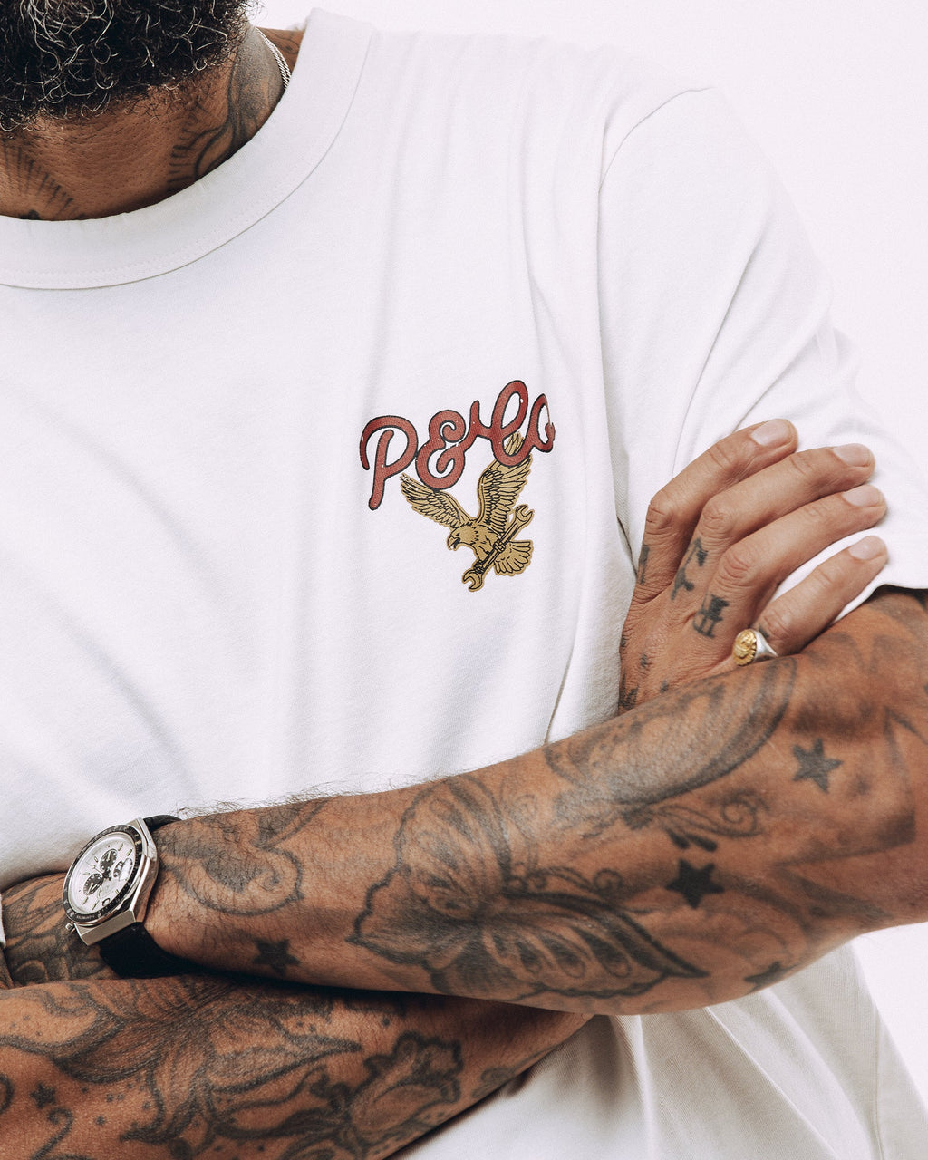 Death Valley Auto Shop T-Shirt - Off White