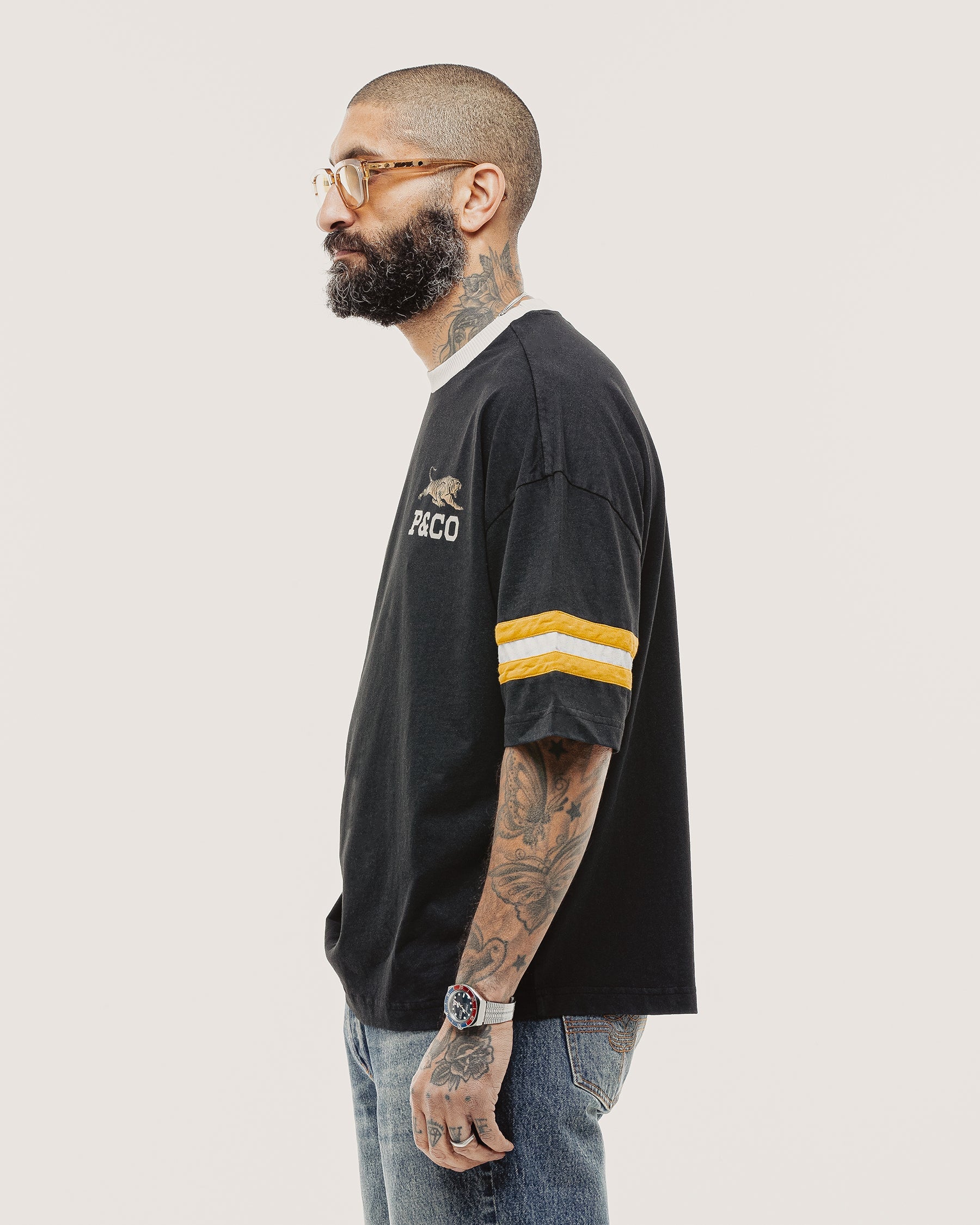 Mascot Boxy Shortsleeve Jersey - Heavy Washed Black