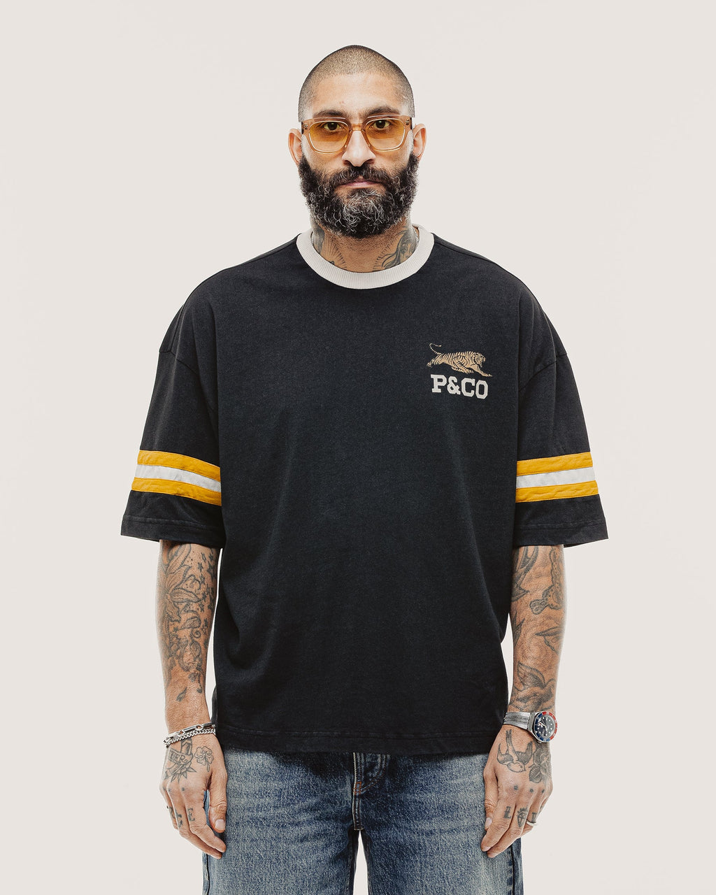 Mascot Boxy Shortsleeve Jersey - Heavy Washed Black