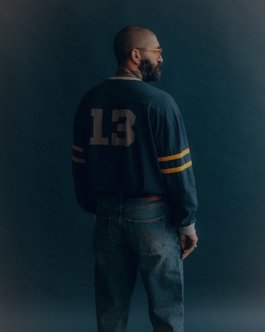 Mascot Boxy Longsleeve Jersey - Washed Blue