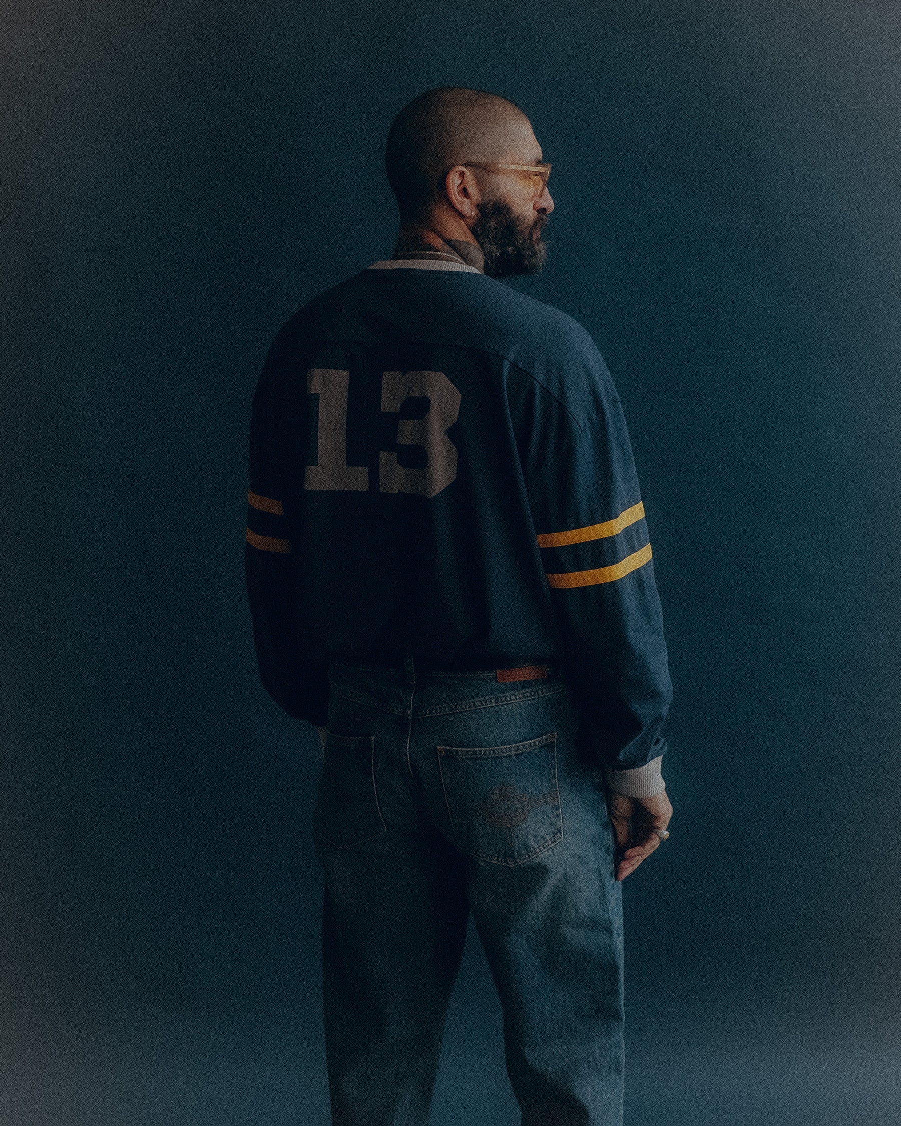 Mascot Boxy Longsleeve Jersey - Washed Blue
