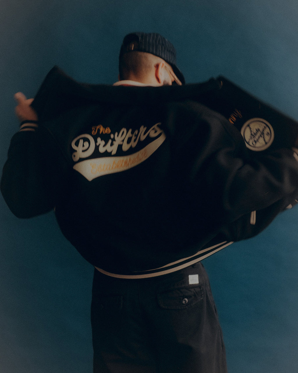 Drifters Letterman Jacket - Black