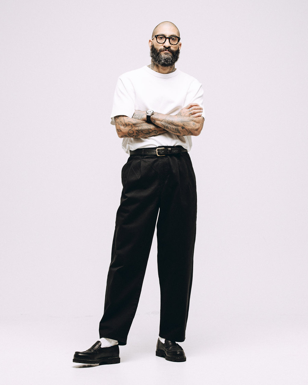 Union Pleated Pant - Black