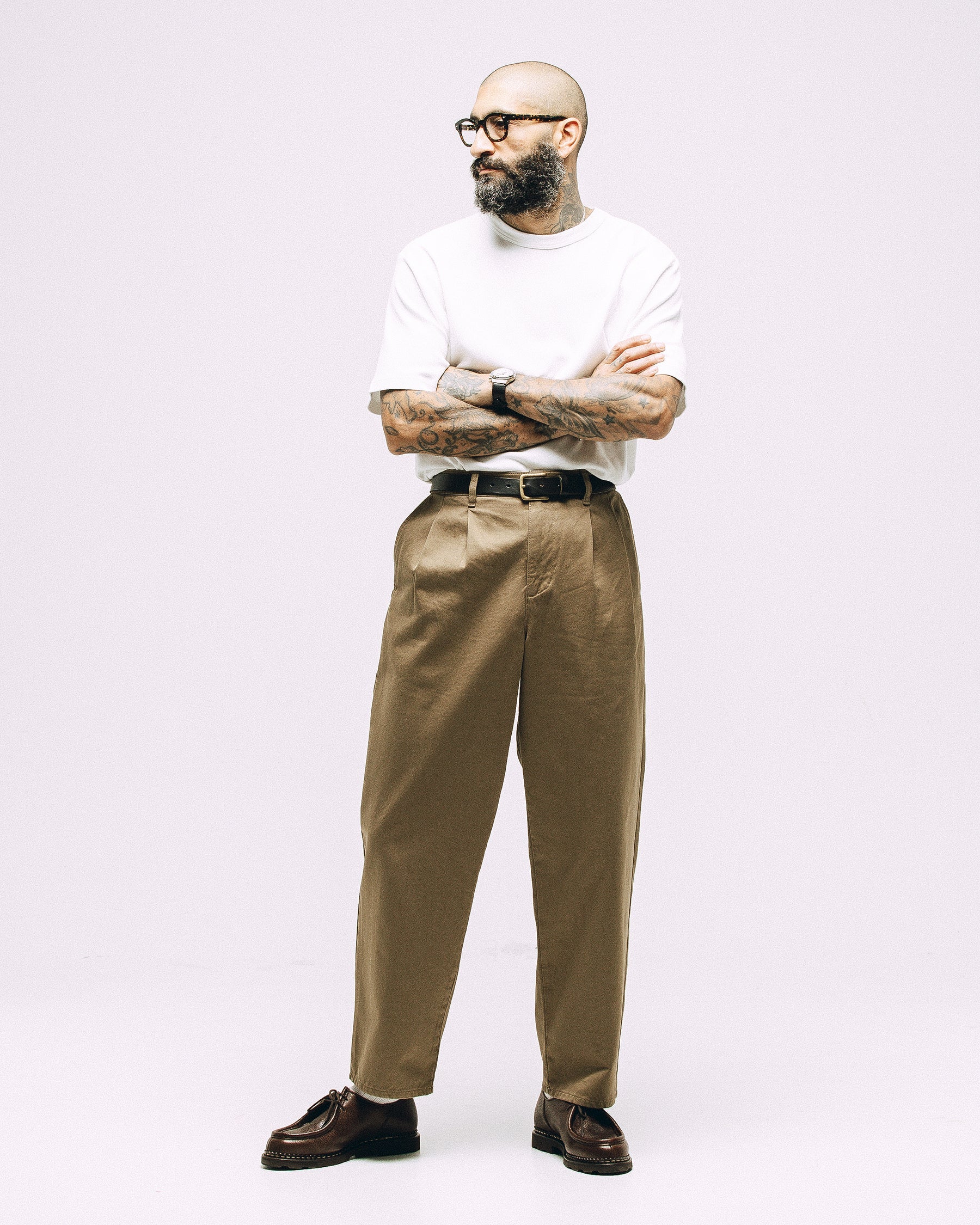 Union Pleated Pant - Olive Drab