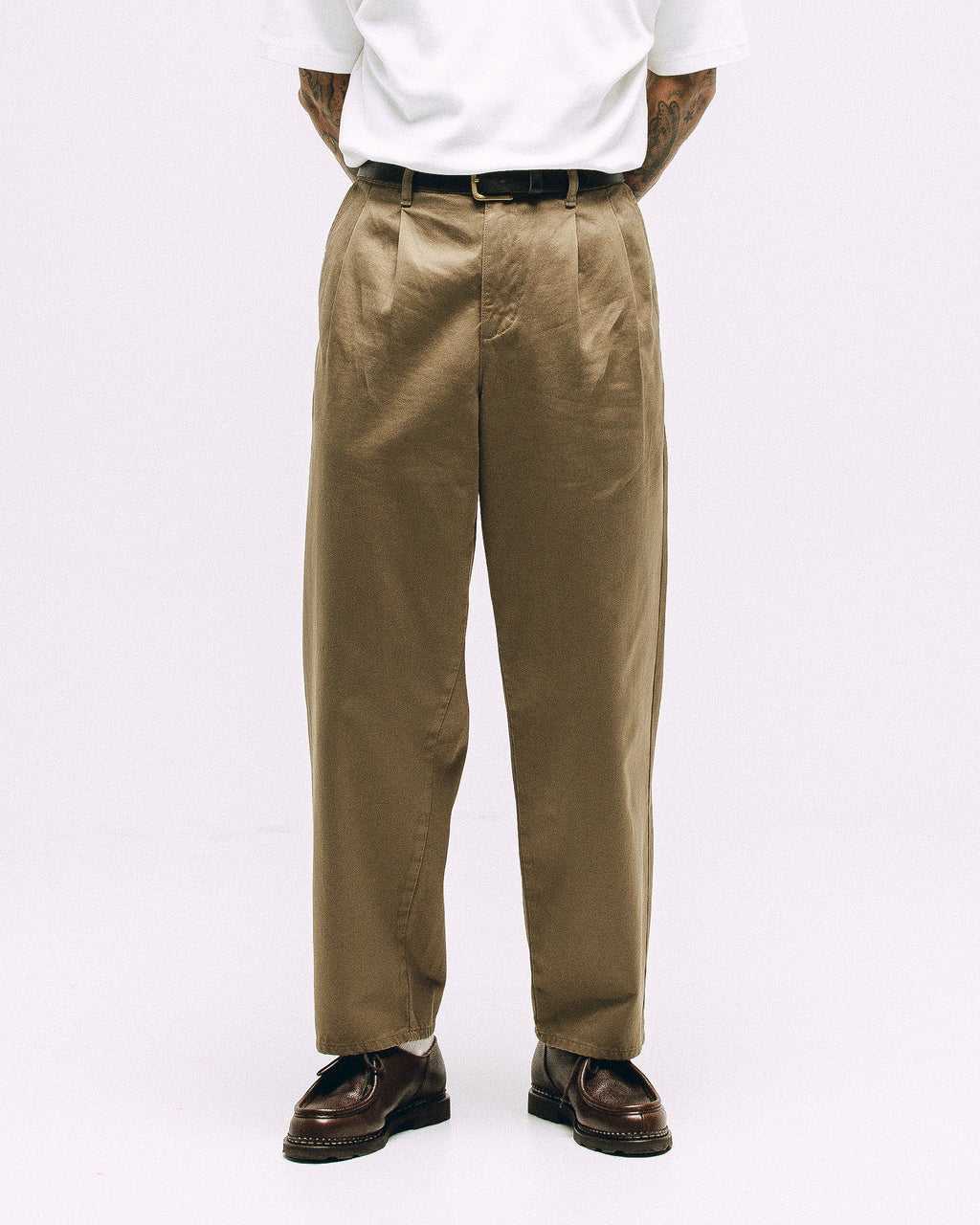 Union Pleated Pant - Olive Drab