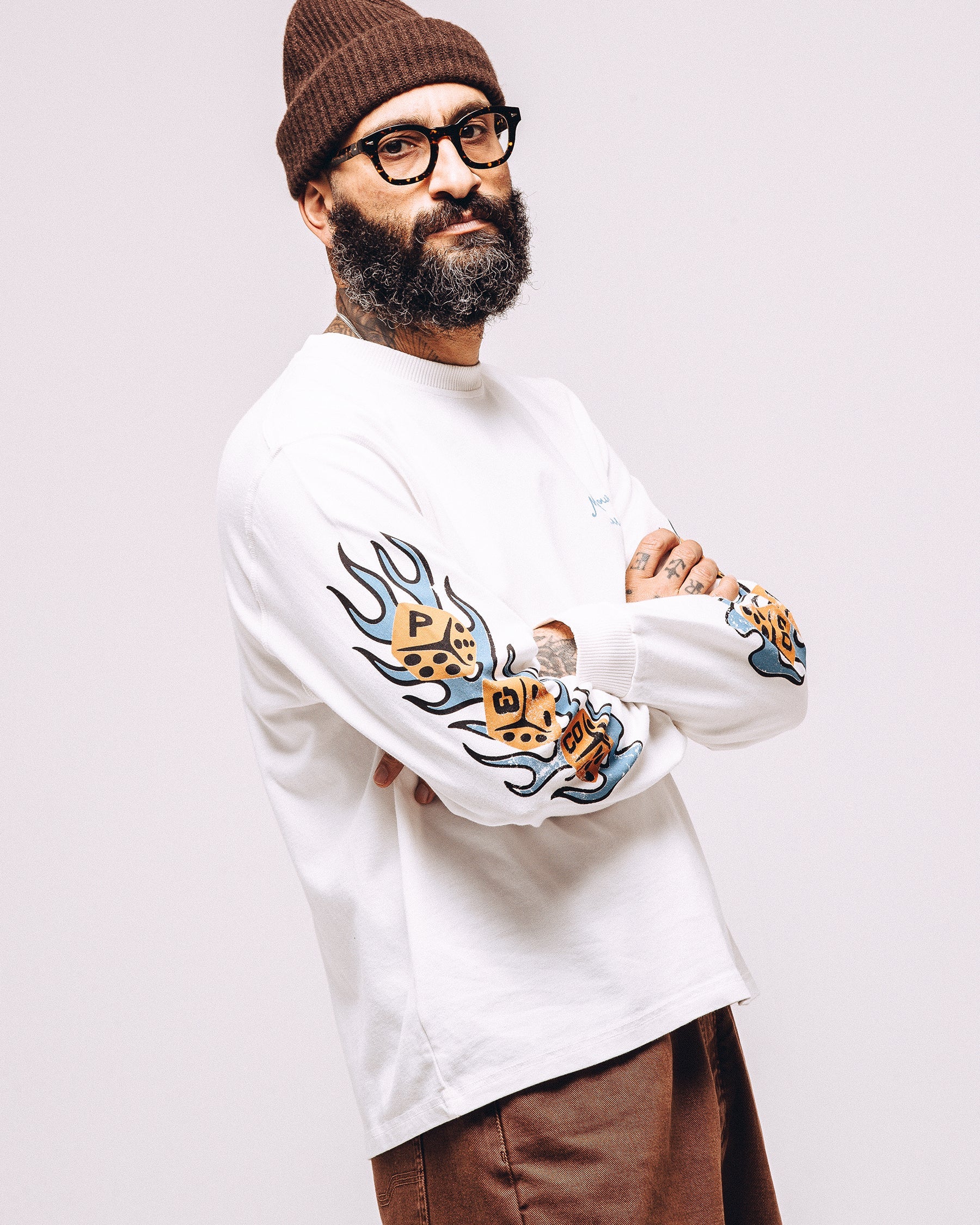Make Your Own Luck Boxy Longsleeve - Off White 