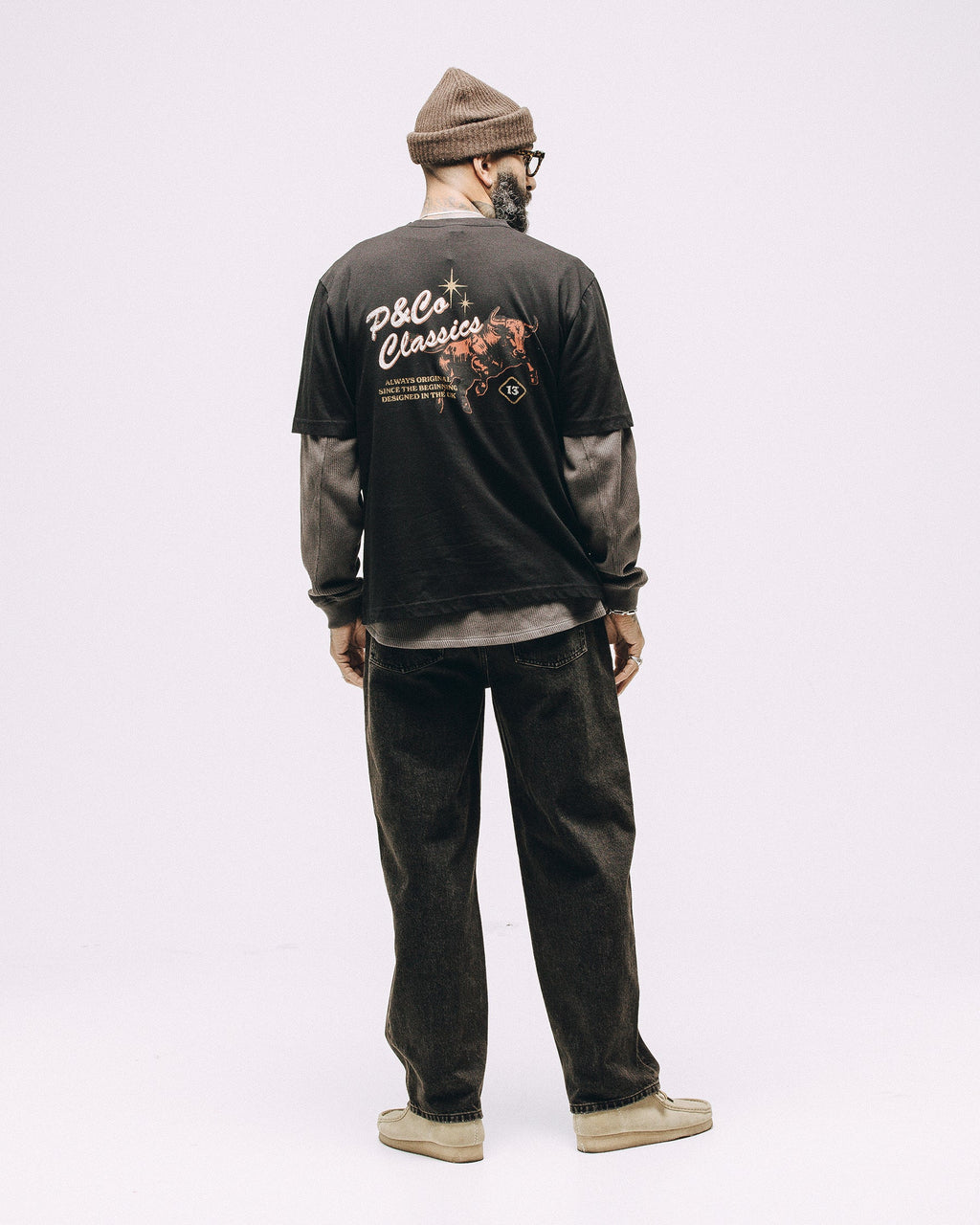 P&Co Classics T-Shirt - Washed Black 