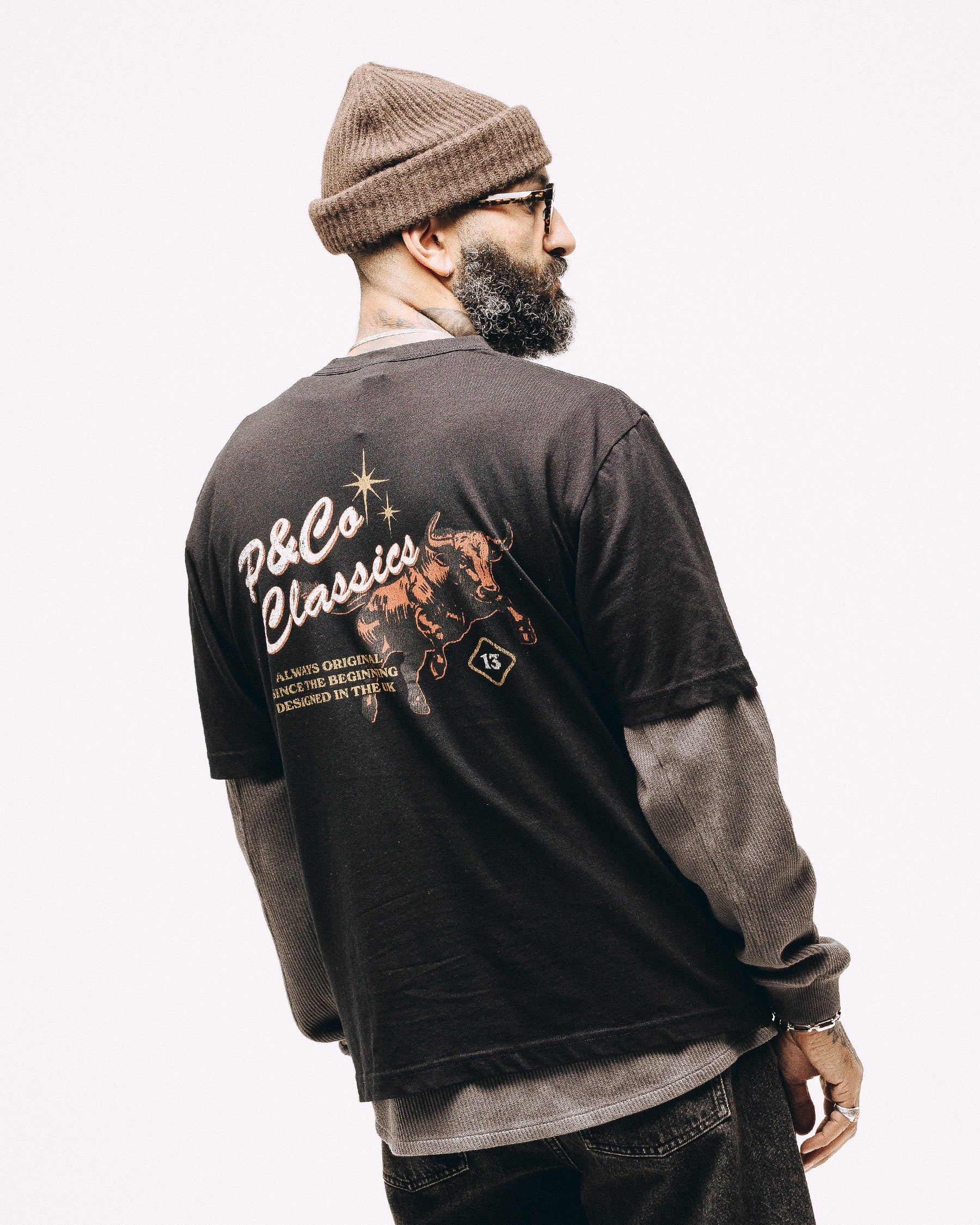 P&Co Classics T-Shirt - Washed Black 