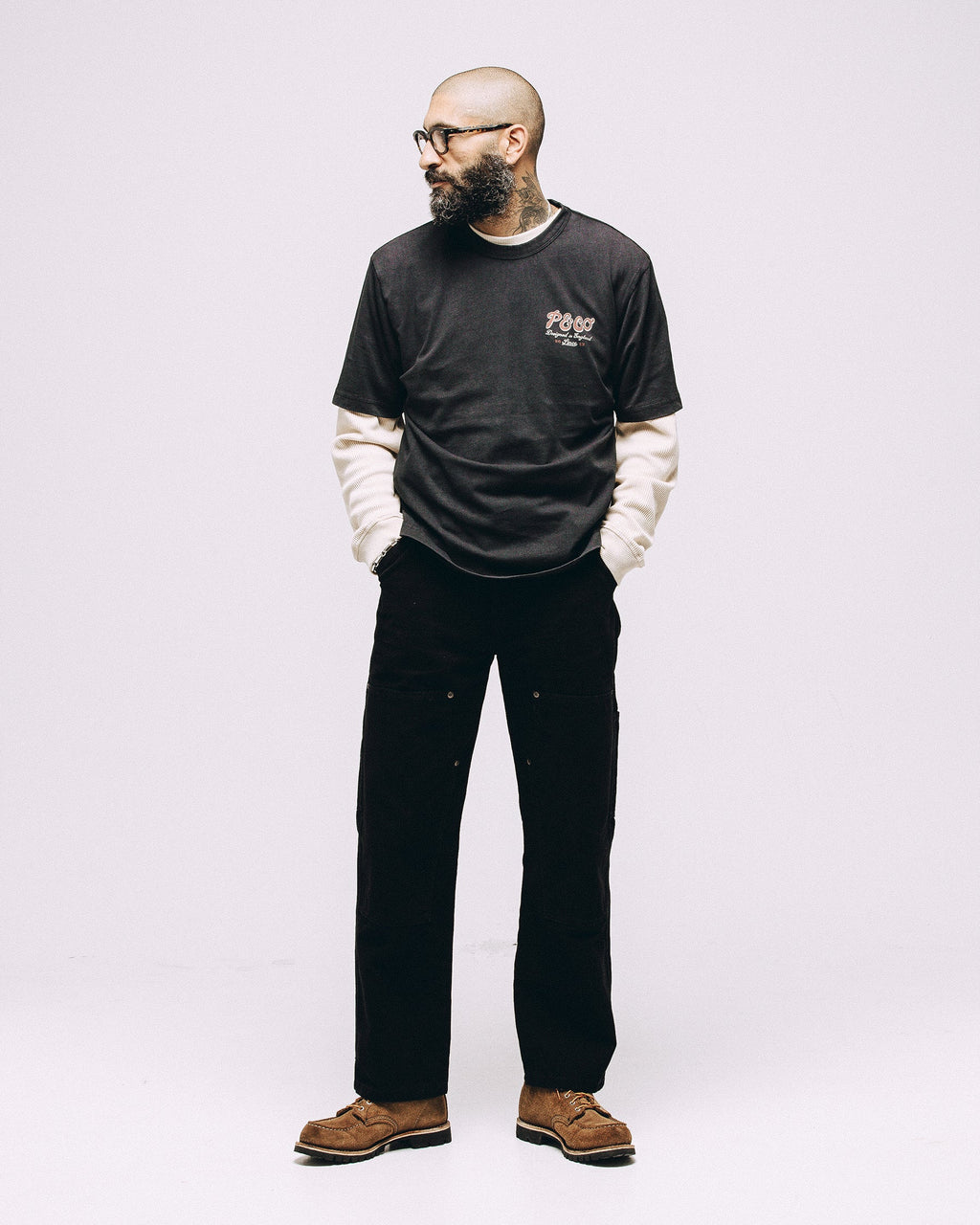 Premium Wears T-Shirt - Heavy Washed Black 
