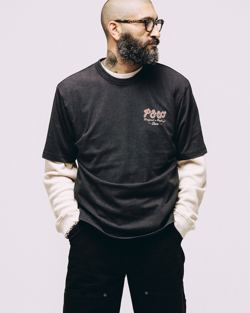 Premium Wears T-Shirt - Heavy Washed Black 