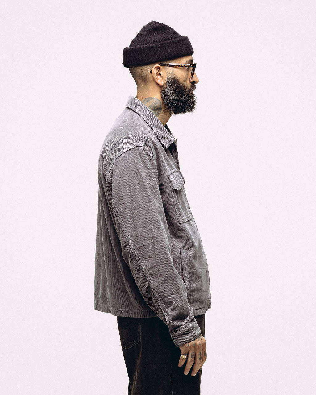 Cooper Corduroy Jacket - Charcoal