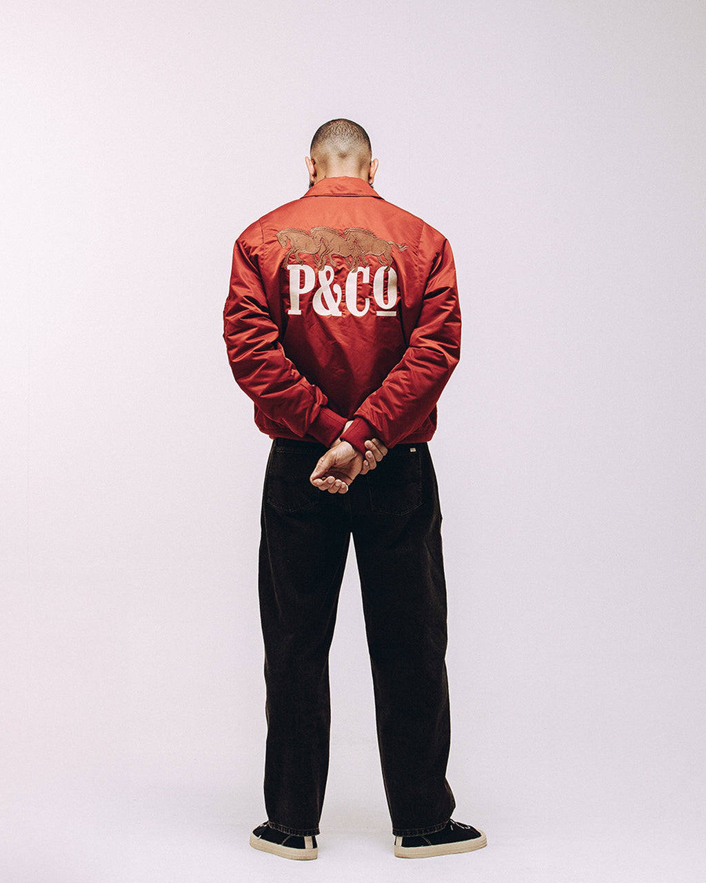 Bronco Bomber Jacket - Red