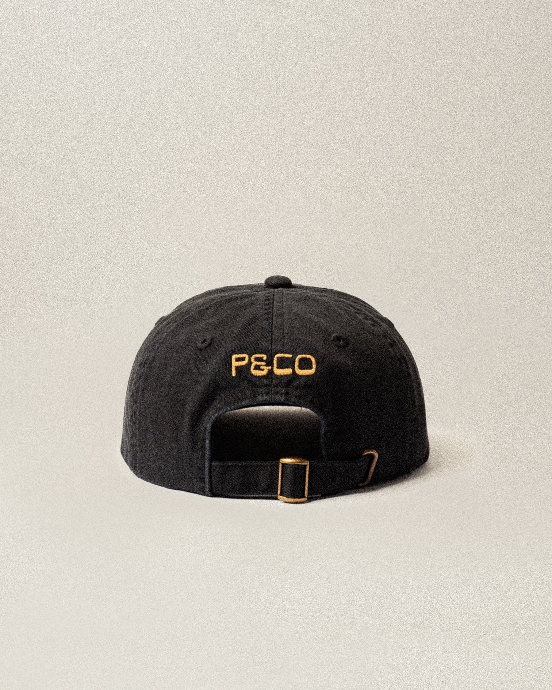 Banner Bearer 5 Panel Cap - Washed Black