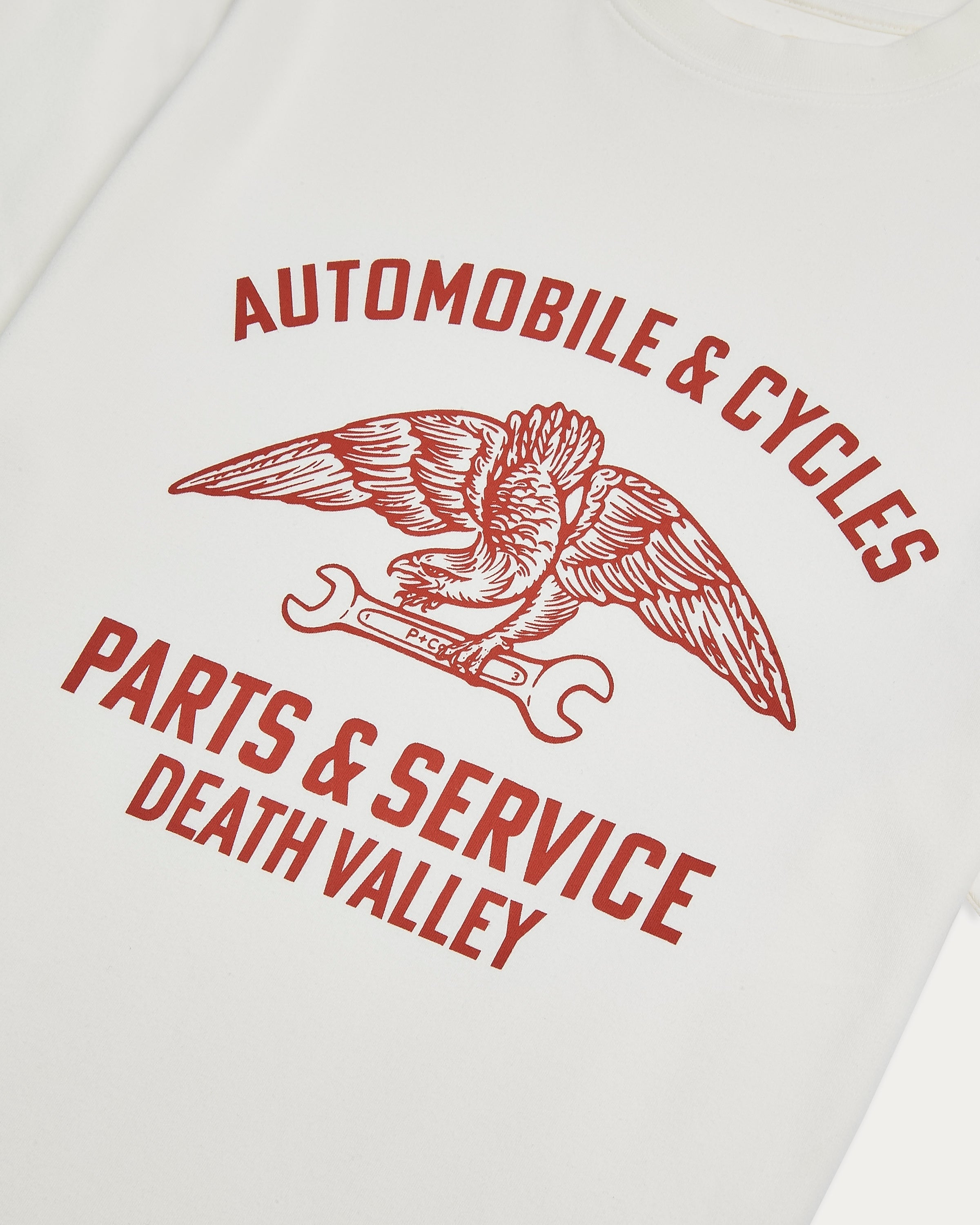 Parts & Service ‘50s T-Shirt - Off White