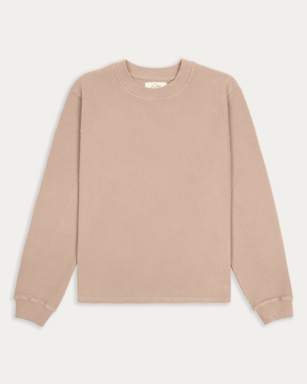 Crafted Ribbed Longsleeve - Tan