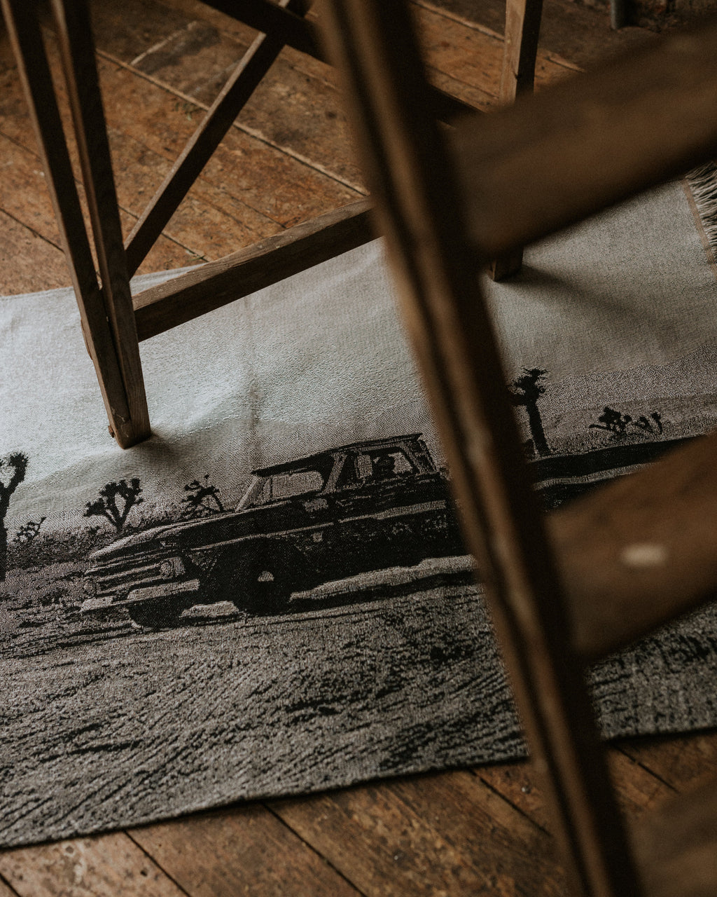 Joshua Tree Tapestry - Greyscale
