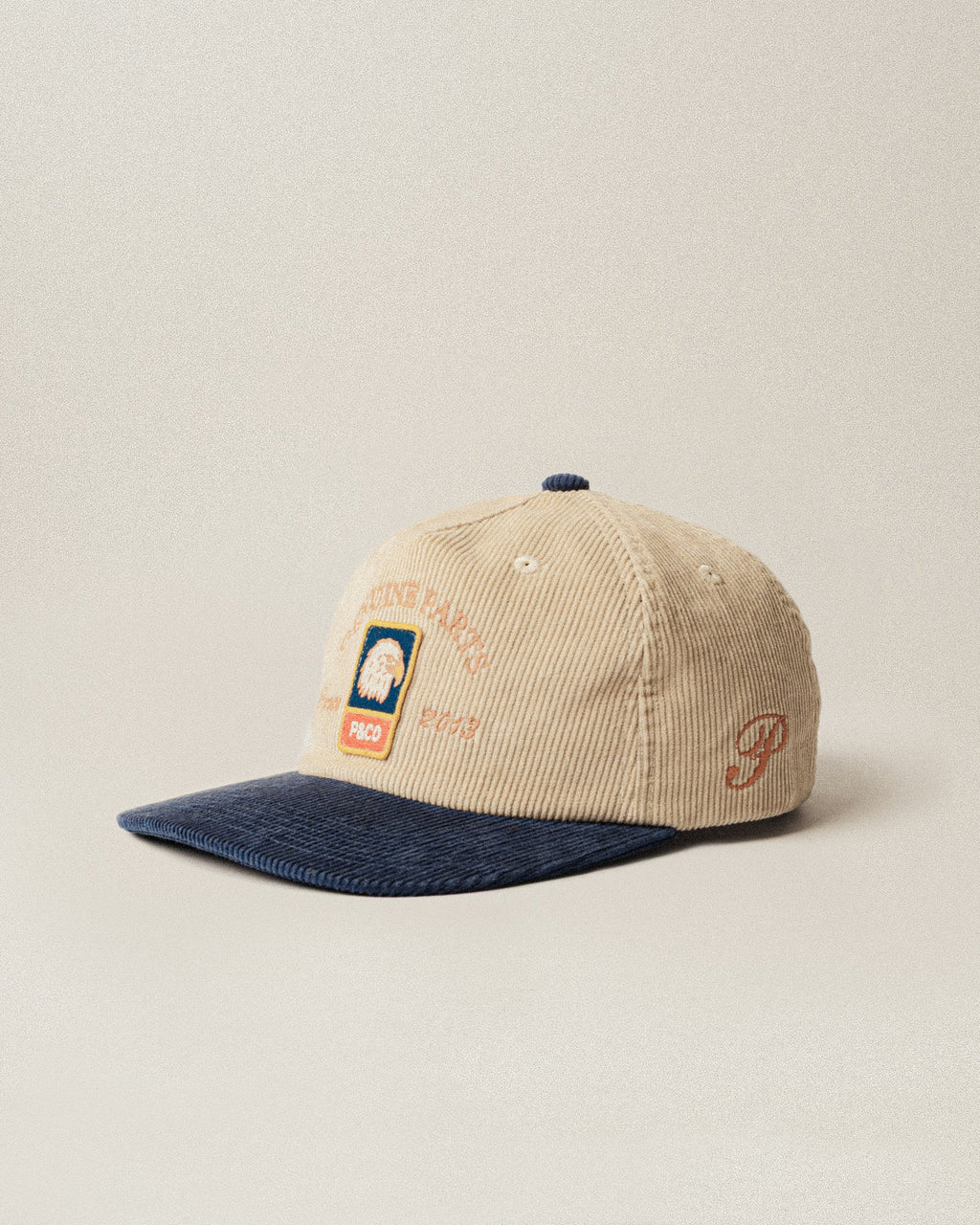 Genuine Parts Corduroy 5 Panel - Blue & Stone