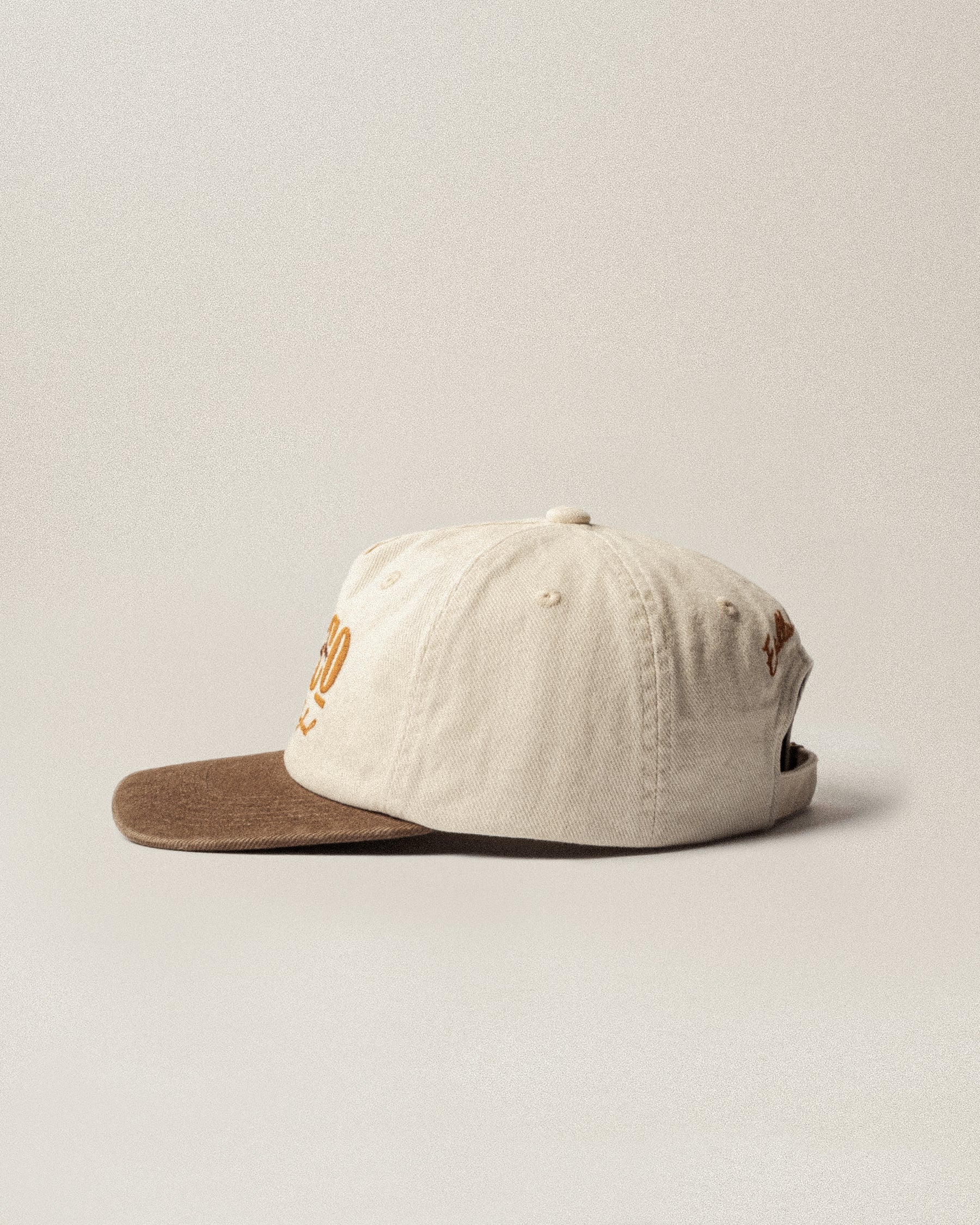 Hold Fast 5 Panel Cap - Ecru