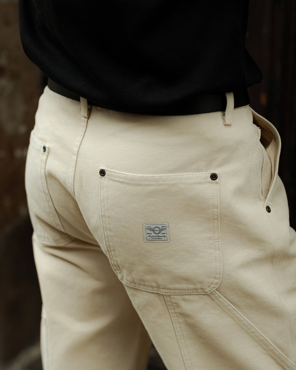 Albion Straight Fit Carpenter Pant - Bone
