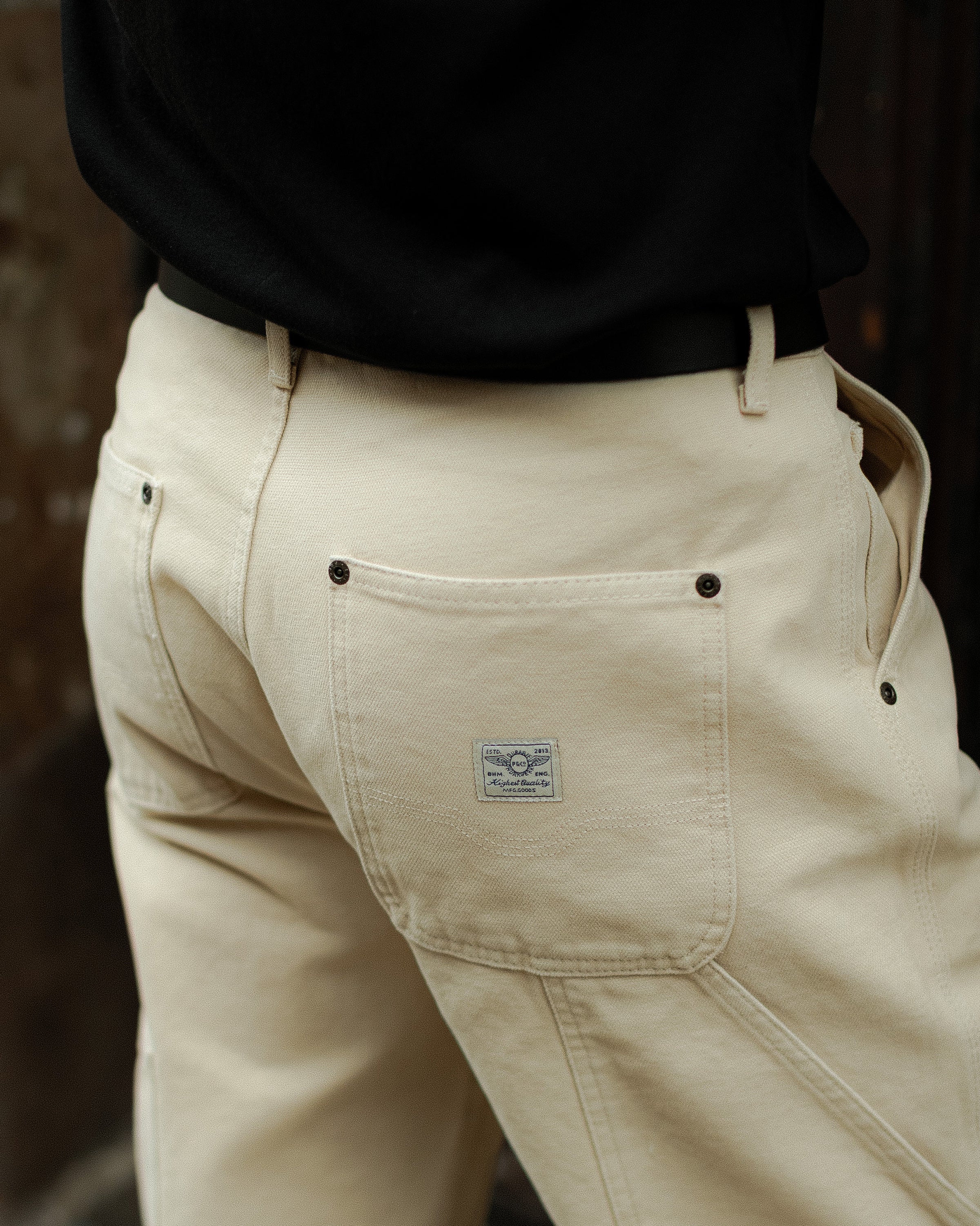 Albion Straight Fit Carpenter Pant - Bone