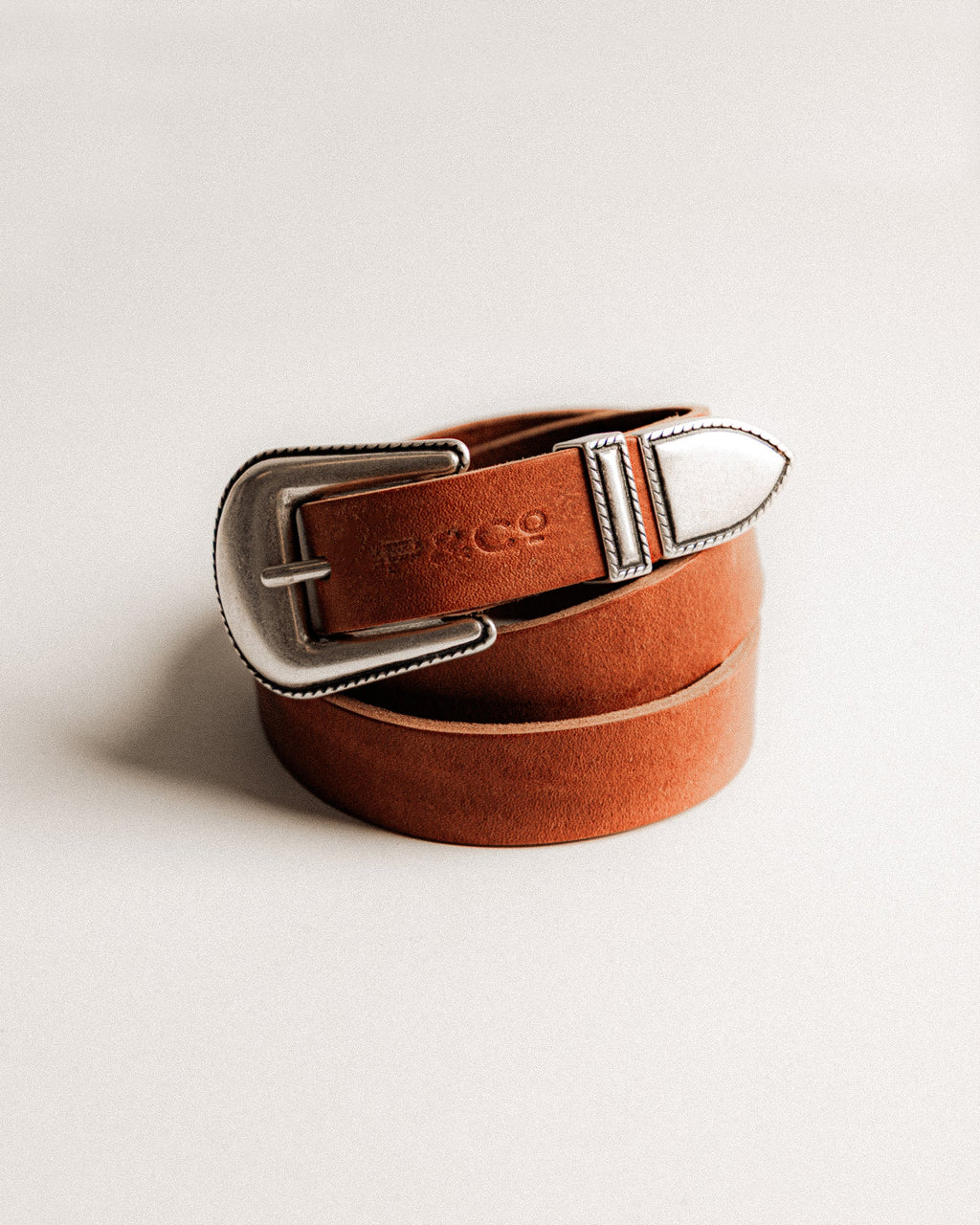 Boone Western Belt - Brown