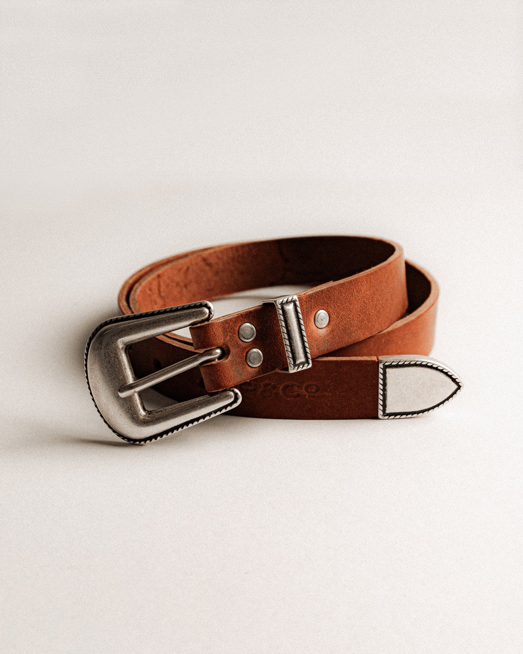 Boone Western Belt - Brown