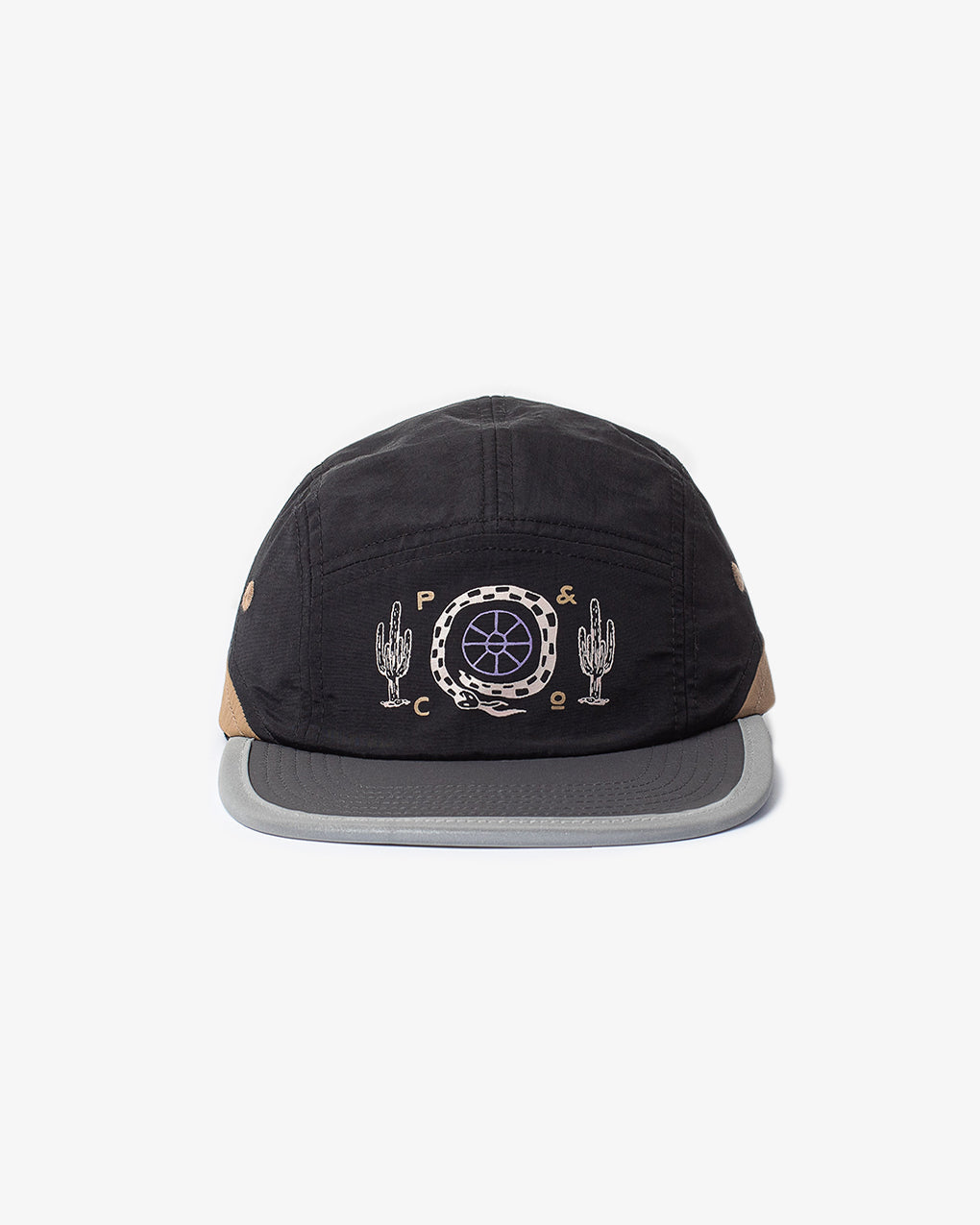 Steady Pace Trail Cap - Black & Tan