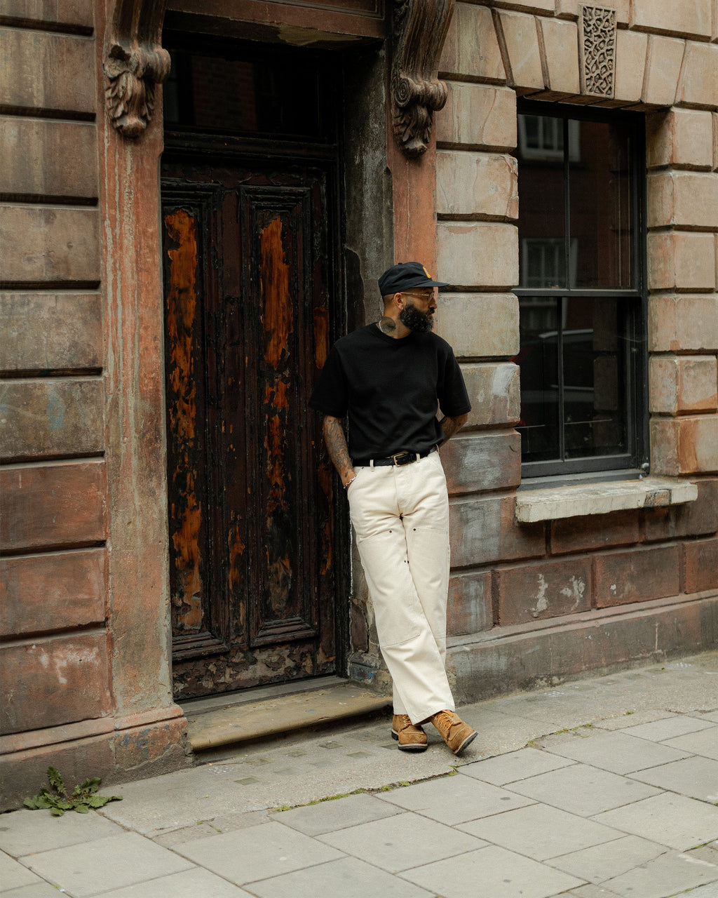 Albion Straight Fit Carpenter Pant - Bone