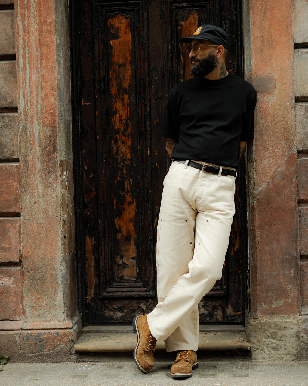 Albion Straight Fit Carpenter Pant - Bone