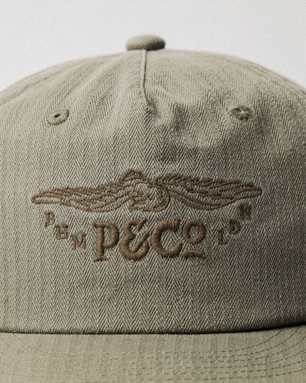Founders Short Peak 5 Panel Cap - Military Green