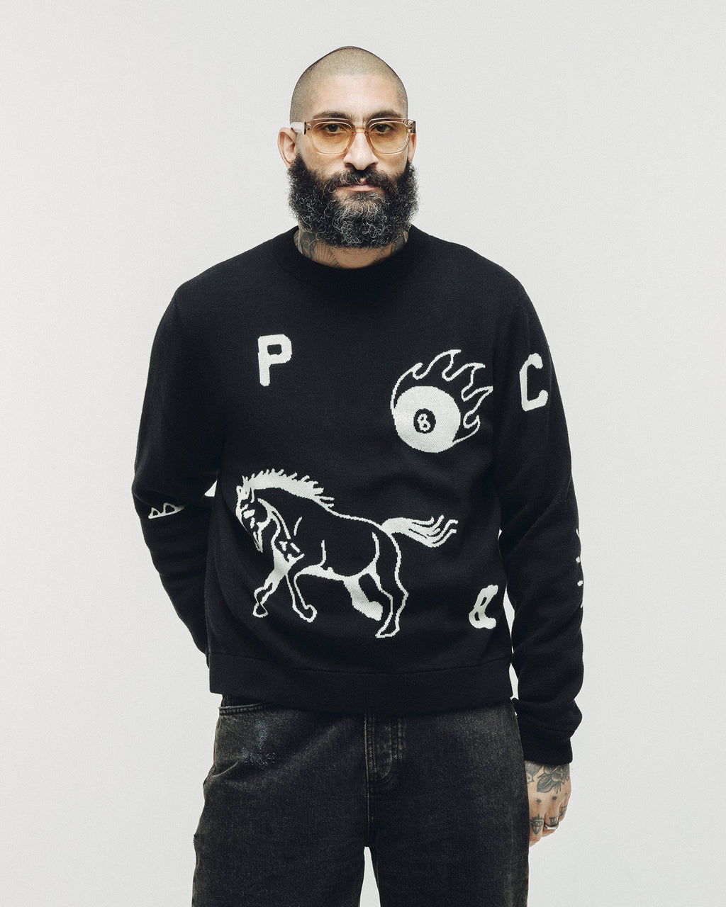 Flash Knit Jumper - Black