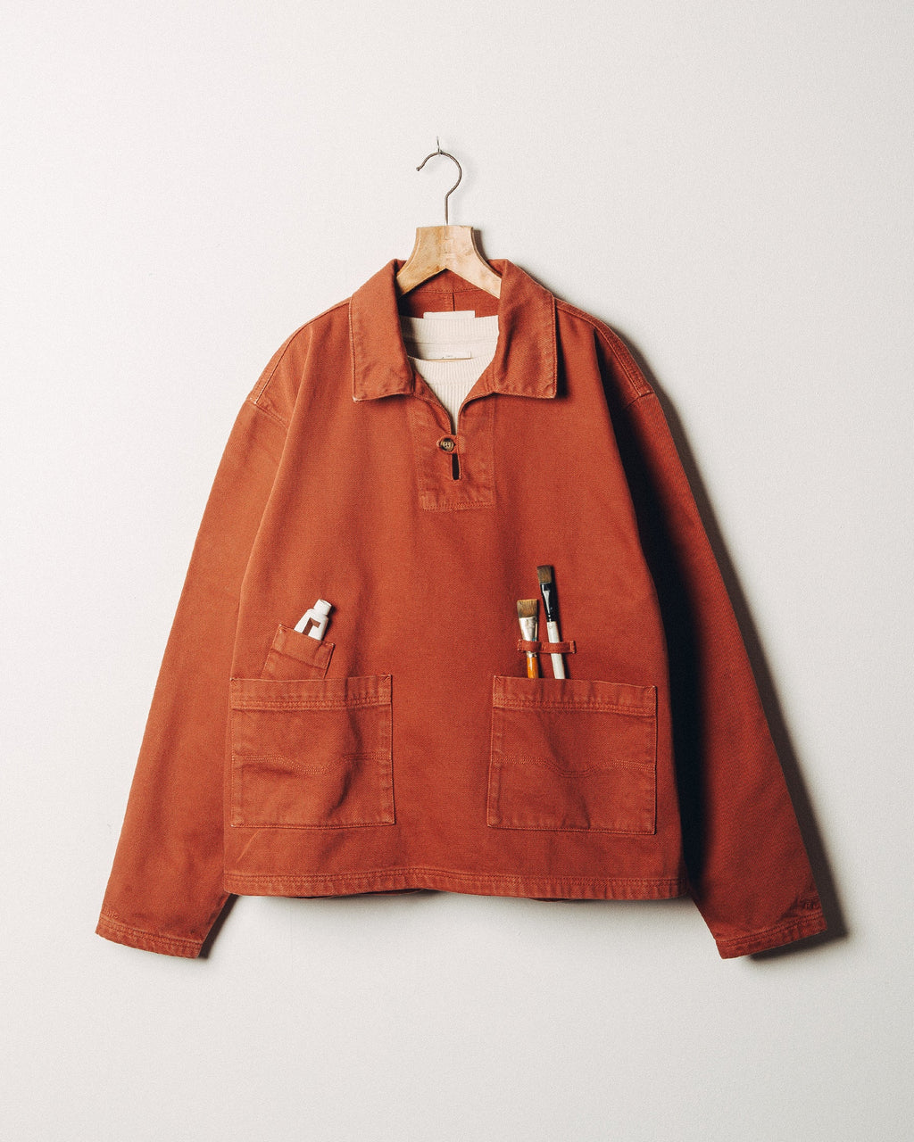 Founders Artist Smock - Brick Red