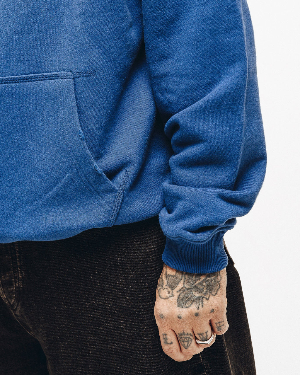 Heavyweight Essential Hoodie - Navy