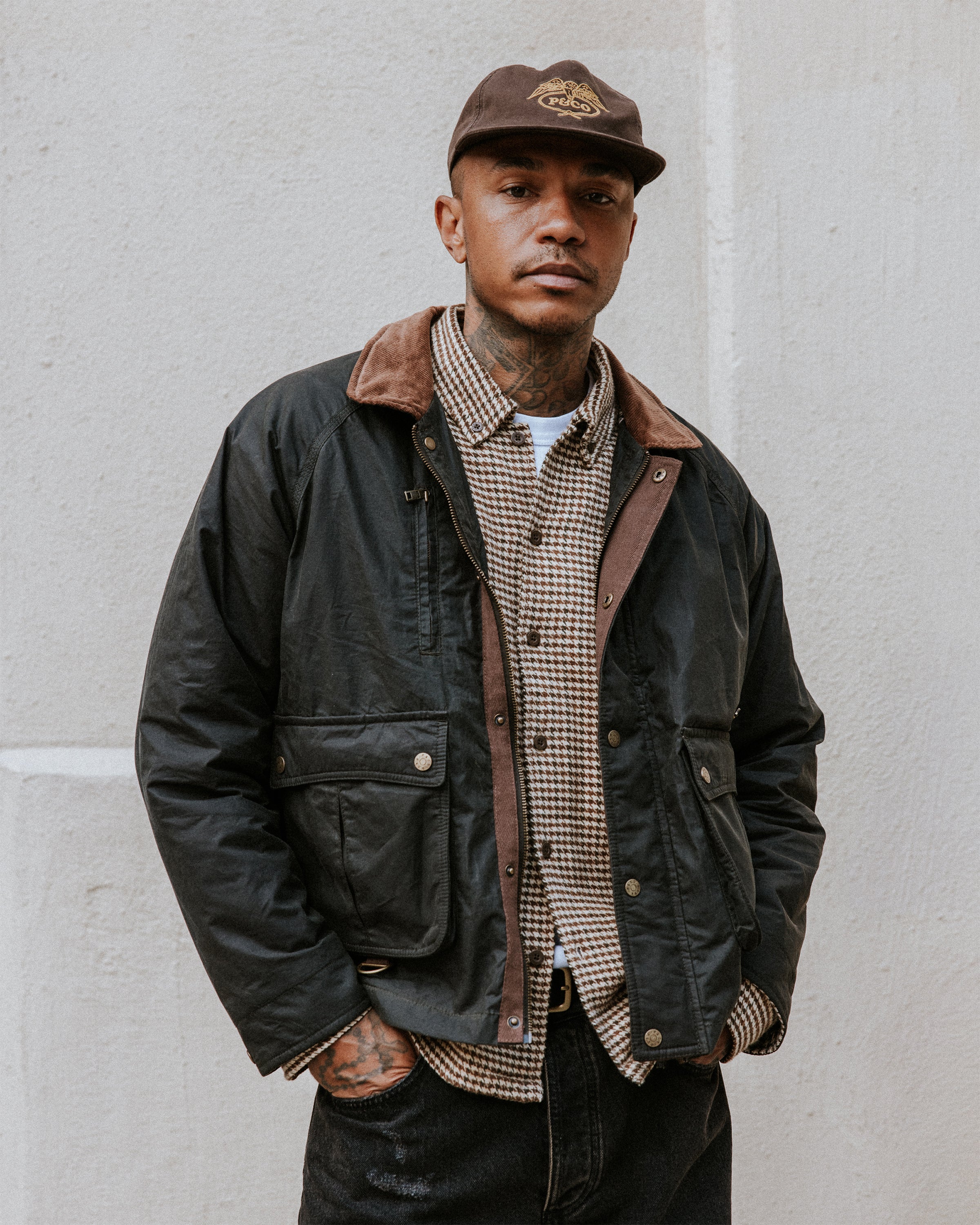Roamer Wax Jacket - Olive